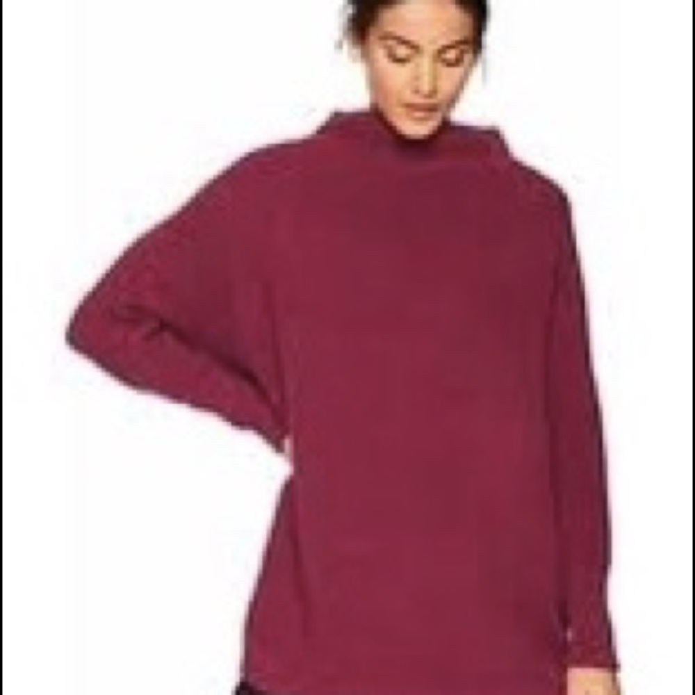 Ottoman Free People Slouchy Tunic in cranberry